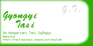 gyongyi tasi business card